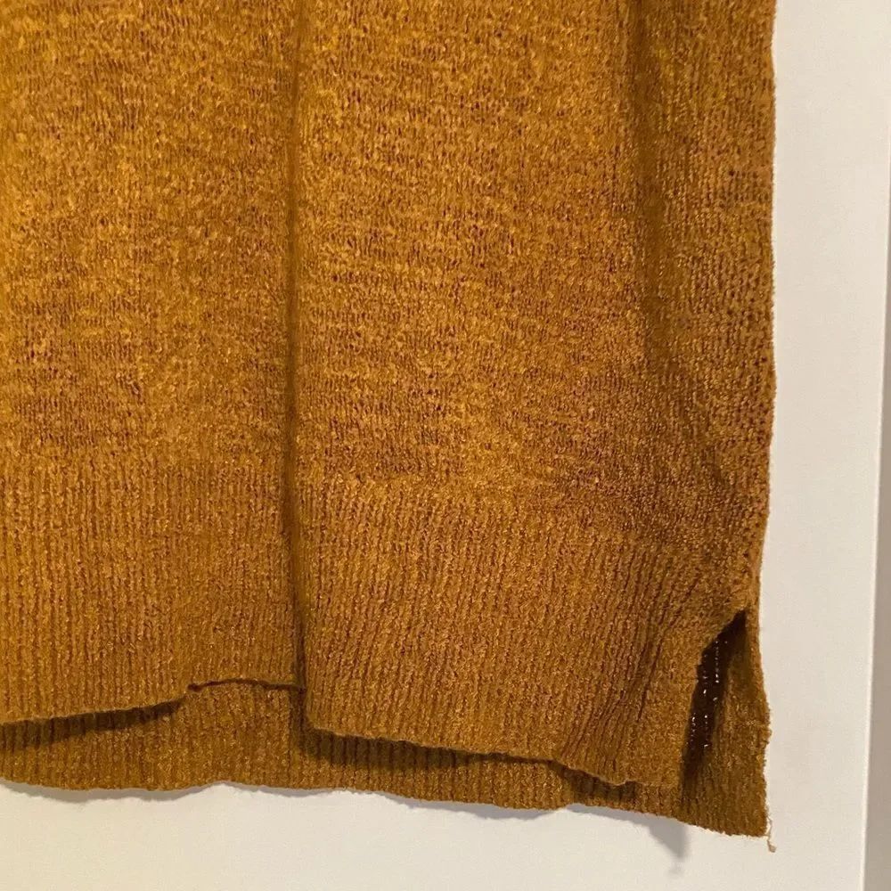 Old Navy Brown Rust Neutral Cowl Business Casual Blouse Shirt - Picture 4 of 4